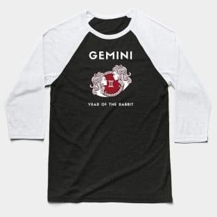 GEMINI / Year of the RABBIT Baseball T-Shirt